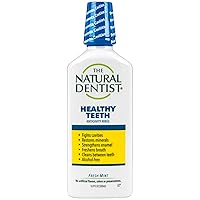 The Natural Dentist Healthy Teeth Fluoride Anticavity Mouth Wash, 16.9 Oz