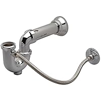 Zurn Z1021-PC Water-Saver Trap Primer with Cleanout, Wall Arm, Ground Joint Elbow with 1 1/2” NPT Outlet, Flexible Primer Tube