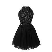 Women Beaded Prom Dress Short Cocktail Party Homecoming Dresses