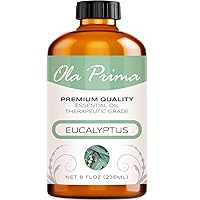 Ola Prima Oils 8oz - Eucalyptus Essential Oil - 8 Fluid Ounces