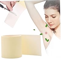 Armpit Sweat Pads, 19.7ft Long Disposable Clear Underarm Sweat Pads, Double-Sided Adhesive Safe Underarm Pads, Cuttable Elastic Armpit Pads Sweat Pads