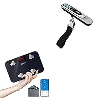 RENPHO Travel Scale for Body Weight, Mini Bathroom Scale & RENPHO Luggage Scale, Suitcase Scale for Travel
