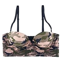 Women's Convertible Adjustable Long Line Bra with Underwire and Molded Cups, Single