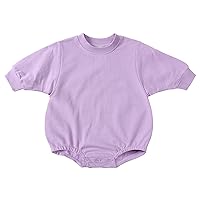 Toddler Newborn Infant Soild Outfits Girls Boys Sweatshirt Tops Romper Cute Clothes Girls Romper Size 8