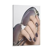 Posters Nail Care Poster Beauty Spa Decoration Poster Beauty Salon Poster Nail Salon (6) Canvas Painting Posters And Prints Wall Art Pictures for Living Room Bedroom Decor 20x30inch(50x75cm) Frame-st