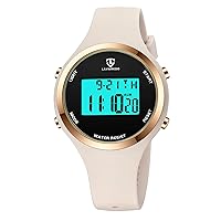 Watches for Women, Digital Watch Womens Outdoor Sport with Alarm/Stopwatch/Chronograph/Back Light, Gifts for Teen Girls/Women