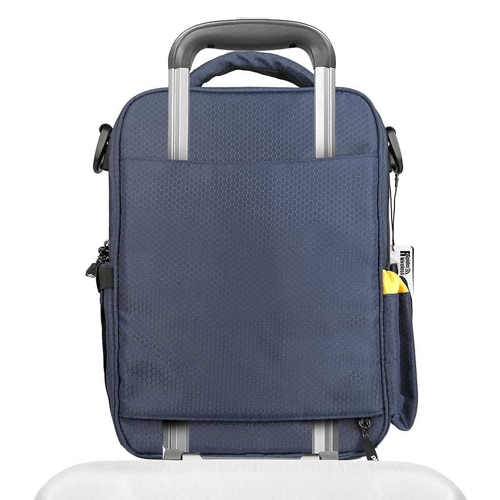 Premium Pilot Bag, Flight Bag, Aviation Bag (Navy Blue)