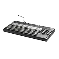 HP POS USB Keyboard with Magnetic Stripe Reader, W128589934 (Magnetic Stripe Reader)