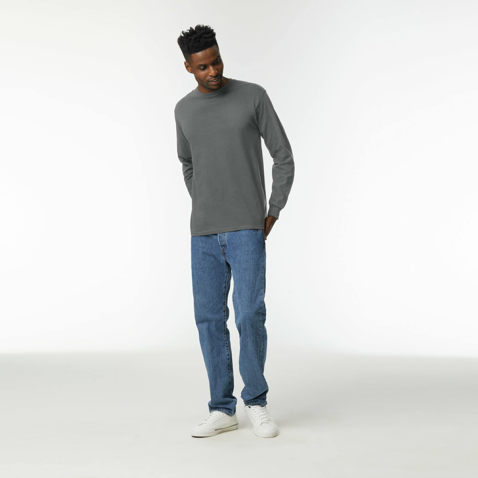 Gildan Ultra Cotton Long Sleeve T-Shirt, Style G2400, Multipack