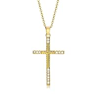 Maimai Boutique Choker Cross Necklace for Women, Gold Plated/Silver Cross Pendant Dainty Layered Chain Necklace, Cross Necklace for Women Jewelry Gifts for Women Girls
