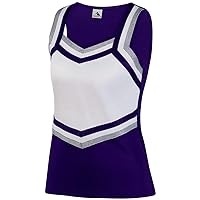 Augusta Sportswear Women's Large 9140, Purple | White | Metallic Silver