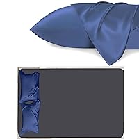 Grounding Therapy Mat (54‘’ * 71‘’) Set + 1 Copper Infused Pillowcase（Blue） Grounding Mattress Cover Pad Anti- Aging, Beauty Face, Grounding Sheets for Better Sleep, Relieve Pain