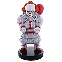 Exquisite Gaming: Warner Bros: Pennywise - Original Mobile Phone & Gaming Controller Holder, Device Stand, Cable Guys, IT Licensed Figure