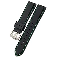 Rubber Watchband 19mm 21mm 20mm 22mm 23mm 24mm Fit for SKX Soft Waterproof Silicone Watch Strap