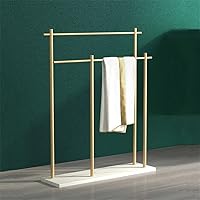 Gold Marble Floor Stand Towel Shelf Floor Towel Rack Floor Stand Style Floor Towel Rack Storage Rack