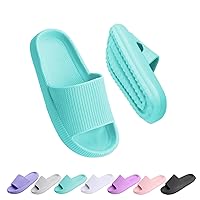 Cloud Slides for Kids, Girls Boys Pillow Slippers Shower Bathroom, Comfort Non-Slip Thick Sole Slippers Summer Beach Shoes for Little Kid/Big Kid