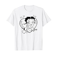 Betty Boop Valentine's Day Vintage Pudgy Love Portrait T-Shirt