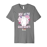 We Bare Bears Valentine's Day Ice Bear Hearts Premium T-Shirt