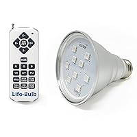 LED Spa Light Bulb w/Remote for In-ground Spa, High Lumens Color Spa Lights, Spa LED Lights Long Lasting Aluminum, Replaces E26 Screw-in Type, 300W Incandescent Bulbs, 120V Spa Lighting