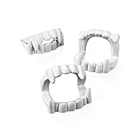 Fun Express White Plastic Halloween Vampire Teeth - 24 Pieces, 4T
