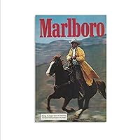 BAZZI Marlboros Poster Cigarettes Poster Vintage Poster 14 Canvas Poster Bedroom Decor Office Room Decor Gift Unframe-style 08x12inch(20x30cm)