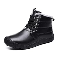 Extra Large Men's Large Size Winter to Help Hair Velvet Cotton Shoes Men's Outdoor Snow Boots Large Size 48 Yards Anti-Cold Warm Boots Extra Large Cotton Boots Warm Cotton Shoes