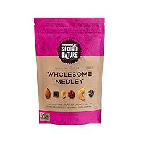 Second Nature Wholesome Medley Trail Mix - Healthy Nuts Snacks Blend - 30 oz Resealable Pouch