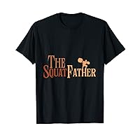 The Squat-Father Black History BLM Bodybuilding Gym Workout T-Shirt