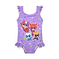 Girls Kitty Cat Swimsuit Bathing Suit for 3-8Y