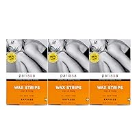 Parissa Legs & Body Wax Strips, 16 Count (Pack of 3)