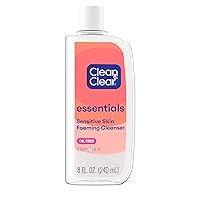 Essentials Foaming Facial Cleanser, Oil-Free Daily Face Wash with Glycerin to Remove Acne Breakout-Causing Dirt, Oil & Makeup Without Over-Drying, 8 Fl Oz (Packaging may vary)