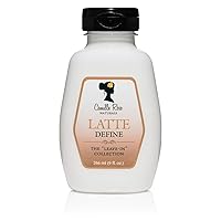 Camille Rose Latte Define Leve in Styling Cream, with Black Cumin and Sunflower Seed Oils to Hold and Define Styles and Textures, for all Hair Types, 9 fl oz
