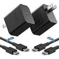 45W USB C Fast Charger Samsung Super Fast Charging Type C Charger Block with 6FT Cord, PPS Android Phone Charger for Samsung Galaxy S23 Ultra/S23/S23+/S22 Ultra/S22+/S22, Note 10/20, Galaxy Tab S8/S7