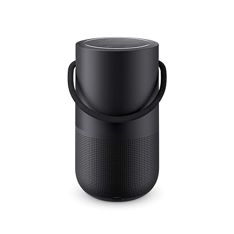 Portable Smart Speaker — Wireless Bluetooth Speaker with Alexa Voice Control Built-In, Black