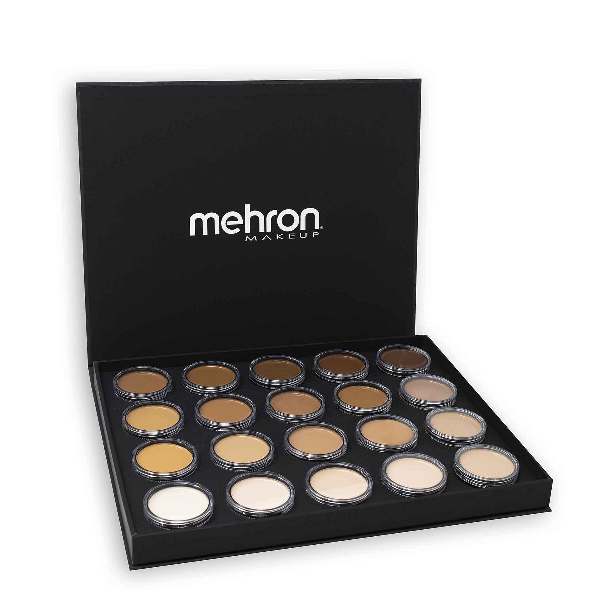 Mehron Makeup Celebre Pro-HD Cream Face & Body Makeup, 20 Color Foundation Palette
