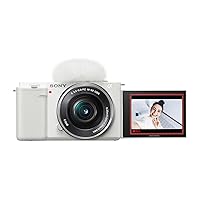 Sony Alpha ZV-E10 - APS-C Interchangeable Lens Mirrorless Vlog Camera Kit - White Sony Alpha ZV-E10 - APS-C Interchangeable Lens Mirrorless Vlog Camera Kit - White
