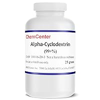 Alpha-Cyclodextrin, High Purity Powder, 99% min., 25 Grams