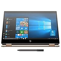HP Newest Spectre x360 15t Touch AMOLED 10th Gen Intel i7-10510U with Pen, 3 Years McAfee Internet Security, Windows 10 Professional, Warranty, 2-in-1 Laptop PC (16GB, 1TB SSD, Dark Ash)