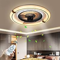Ceiling Fan With Lighting LED Crystal Ceiling Light Dimmable Remote Control Quiet Chandeliers With Remote Control Modern With Fan Bedroom Pendant Light Living Room Restaurant Suspension Hanging Lamp