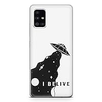 PadPaStore Alien Phone Case Compatible with Samsung s22 Clear Flexible Silicone X Files Shockproof Cover