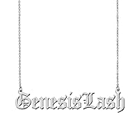 Old English Customized Pendant Custom Any Name Necklace