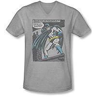 Batman - Mens Bat Origins V-Neck T-Shirt