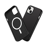 RhinoShield SolidSuit Case Compatible with Magsafe for [iPhone 13/14] | Shock Absorbent Slim Design Protective Cover with Premium Matte Finish 3.5M / 11ft Drop Protection - Classic Black