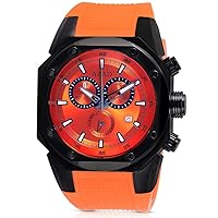 AzadWatch NYC Mens Johnny Marines Limited Edition Watch Orange