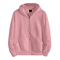 Mens Plain Basic Hoodie Full Zip Fleece Sweatshirt Casual Hooded Outerwear Jacket With Pocket Hoodies For Men