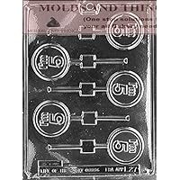 I'M 5 LOLLY numbers and letters Chocolate candy mold I am 5 five year old candy mold 5th Birthday Chocolate candy mold With Copywrited molding Instructions