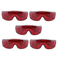 5Pcs Protective Safety Goggles Glasses Teeth Whitening Goggles Eye Protection Spectacles Eyewear Anti-shock Goggles