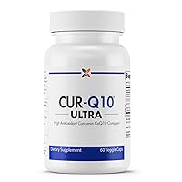 CUR-Q10 Ultra Curcumin CoQ10 Complex Veggie Capsules