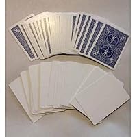 Blank Face Cards (Bicycle) - blue