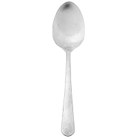 Winco 18/0 Stainless Steel Dinner Spoons, Set of 12, Windsor pattern,Silver